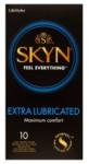 LifeStyles Skyn Extra Lubricated latexmentes óvszer extra síkosítással 10 db