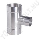 Alföldi-MAGYAR Alu füstcső T-ág 110/76 (A05NT11076)