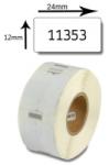 DYMO 11353 1000 db 12x24mm (13x25 mm) etikett címke szalag (Dymo 11353)