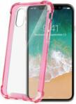 Celly CELLY-ARMOR900PK Apple iPhone X színes keretű szilikon hátlap - Pink (CELLY-ARMOR900PK)