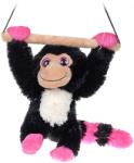 Morgеnrоth Plusch, Швейцария Плюшена играчка Morgenroth Plusch - Маймунка с розови лапички и опашка, висяща на пръчка, 30 cм (TYDL0001546-ABX19753-25)