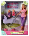 Simba Toys Steffi Love baba ikrekkel és iker babakocsival