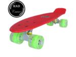 Sportmann Penny board Mad Cruiser LED-ABEC 7 kerekekkel-piros