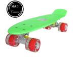 Sportmann Penny board Mad Cruiser LED-ABEC 7 kerekekkel-zöld