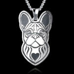  Francia bulldog portrés nyaklánc