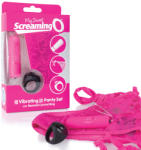 Screaming O Remote Control Panty Vibe Pink - Távirányítható rezgő tanga Rózsaszín