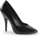 Pleaser USA Pleaser Seduce-420V - Női sexy cipő Fekete Lakkozott 37