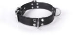 Kiotos Leather Deluxe Bondage Collar - Bőr Nyakörv Fekete