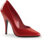 Pleaser USA Pleaser Seduce-420V - Női sexy cipő Piros Lakkozott 40