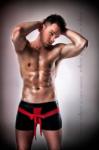 Passion 001 Short - Férfi boxer Fekete S/M