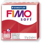 FIMO Gyurma, 57 g, égethető, FIMO "Soft", karácsonyi piros 8020-2 (8020-2)