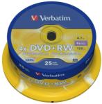 Verbatim VERBATIM DVD+RW 4X spindle 25 (43489)