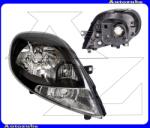 RENAULT TRAFIC 2 2006.08-2014.04 /FL, JL/ Fényszóró jobb, fekete házas, áttetsző indexes (H4) (motor nélkül) TYC 20-1099-65-2