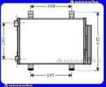 SUZUKI SPLASH 2008.03-2012.07 /EX/ Klímahűtő "1.0 / 1.2" /Gyári alkatrész/ (Egyedi rendelésre, NEM visszáruzható) 95310-51K00-000