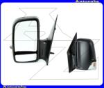VW CRAFTER 1 2006.10-2016.10 /2E/ Visszapillantó tükör bal "2010.10. -ig/RÖVID-KAROS" elektromos, fűthető tükörlappal, fekete borítással, irányjelzővel (csatlakozó az alaplapon) ME9197384