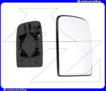 PEUGEOT EXPERT 2 2007.03-2016.05 Visszapillantó tükörlap jobb "FELSŐ" domború "OSZTOTT-tükörhöz" (tartólappal) MFT838-R