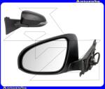 TOYOTA YARIS 3 2011.10-2014.06 /XP130/ Visszapillantó tükör bal, elektromos, domború tükörlappal, fekete borítással, irányjelzővel /5PIN-es/ /RENDELÉSRE/ MTT118-L