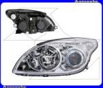 Hyundai i30 1 2007.03-2009.07 /FD/ Fényszóró bal (H7/H1) króm házas (motor nélkül) TYC 20-11782-05-2