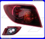 MAZDA 3 2003.10-2006.06 /BK/ Hátsó lámpa bal külső "5 ajtós" piros házas (foglalat nélkül) 11-6118-11-2