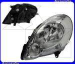 RENAULT KANGOO 2 2008.02-2013.06 Fényszóró bal króm házas (H4) (motor nélkül) DEPO 551-1176L-LD-EM
