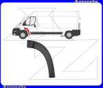 PEUGEOT BOXER 3 2006.07-2014.08 /250/ Ajtóív díszléc bal első, fekete FT9301584