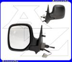 CITROEN BERLINGO 1 1996.01-2002.10 /MF/ Visszapillantó tükör bal, manuális, fűthető-domború tükörlappal, fekete borítással 305-0114