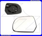 DACIA DUSTER 1 2010.02-2013.05 /X79/ Visszapillantó tükörlap bal, fűthető-domború-króm (tartólappal) 328-0178-1