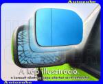 FIAT CROMA 1 1985.12-1990.12 Visszapillantó tükörlap oldalfüggetlen, kék, sík (öntapadós) 5005DS