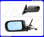 BMW 5 E39 2000.09-2003.10 Visszapillantó tükör bal, elektromosan behajló, fűthető-aszférikus-kék tükörlappal "167mm", fekete borítással /kivéve: M5/ /RENDELÉSRE/ 303-0028