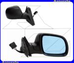 AUDI A3 1996.09-2000.06 /8L/ Visszapillantó tükör jobb "KIS-házas" elektromos, fűthető-domború-kék tükörlappal, fekete borítással AD0167313