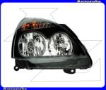 RENAULT CLIO CAMPUS 2006.01-2009.03 Fényszóró jobb szürke házas (H7/H1) (motor nélkül) HELLA /RENDELÉSRE/ 1DB 008 461-741
