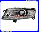 AUDI A6 C6 2008.08-2011.09 /4F/ Fényszóró bal XENON, nappali fénnyel (D3S/H7/LED) (izzó elektronika és motor nélkül) DEPO 446-1124L-LDHEM