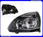 RENAULT CLIO 2 2001.06-2005.09 Fényszóró bal, szürke házas (H7/H1) motor nélkül TYC 20-6358-15-2