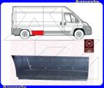 PEUGEOT BOXER 3 2006.07-2014.08 /250/ Hátsó sárvédő első rész jobb: 103cm "hosszú kivitel" (tengelytáv: 4035mm) (külső javítólemez) KLOKKERHOLM 2097566