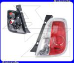 FIAT 500 2 2007.07-2015.07 Hátsó lámpa jobb "szürke kerettel" (foglalat nélkül) 11-11283-01-2