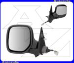 CITROEN BERLINGO 1 1996.01-2002.10 /MF/ Visszapillantó tükör bal, manuális, fűthető-domború tükörlappal, fényezhető borítással 305-0008