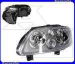 VW CADDY 3 2004.02-2009.12 /2K/ Fényszóró bal króm házas (H7/H7) motorral "AL-típusú" TYC 20-0388-05-2