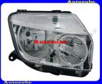 DACIA DUSTER 1 2010.02-2013.05 /X79/ Fényszóró jobb króm házas (H7/H1) kézi/elektromos állítású is. TYC 20-12477-05-2
