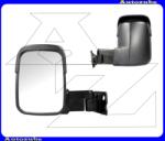 FORD TRANSIT 3 1991.09-1994.08 /VE64/ Visszapillantó tükör bal "RÖVID-karos" kívűlről állítható, domború tükörlappal, fekete borítással, légterelővel (kar: 110mm) 9265961