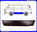 VW TRANSPORTER T3 1979.07-1990.08 Oldalfal alsó rész bal, hossza: 165cm. (külső javítólemez) KLOKKERHOLM 9557001