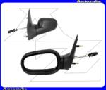 RENAULT CLIO 1 1996.04-1998.03 Visszapillantó tükör bal, manuális, sík tükörlappal, fekete borítással MRN110-L