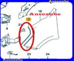 OPEL MOVANO B 2010.03-2021.05 /X62/ Gumicsík fényszóró és sárvédő közé /Gyári alkatrész/ (Egyedi rendelésre, NEM visszáruzható) 4405916