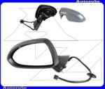 OPEL CORSA D 2011.03-2014.08 /S07/ Visszapillantó tükör bal, elektromos, aszférikus tükörlappal, fényezhető borítással 325-0092