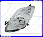 TOYOTA YARIS 2 2009.01-2011.10 /XP90/ Fényszóró bal króm kerettel (H4) "VALEO-típusú" motorral TYC /RENDELÉSRE/ 20-12012-15-2