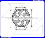 RENAULT CLIO 1 1996.04-1998.03 Hűtőventillátor 380mm/230W "1.9D" RT7523