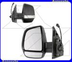 FIAT DOBLO 2 2009.09-2014.12 /263/ Visszapillantó tükör bal "TEHER-gk. " manuális, domború tükörlappal, fekete borítással, irányjelzővel MFT409-L