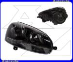 VW JETTA 5 2005.05-2010.12 /1K/ Fényszóró jobb fekete házas (H7/H7) motorral TYC 20-0317-35-2