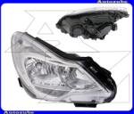 OPEL CORSA D 2011.03-2014.08 /S07/ Fényszóró jobb króm házas (H7/H1/PY24W) nappali fénnyel, motorral DEPO 442-1169RMLDEM1
