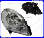 RENAULT KANGOO 2 2008.02-2013.06 Fényszóró jobb króm házas (H4) (motor nélkül) TYC 20-1399-15-2