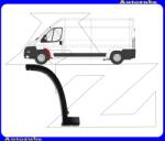 FIAT DUCATO 3 2006.07-2013.12 /250/ Sárvédőív díszléc bal első, hátsó rész FT9301582